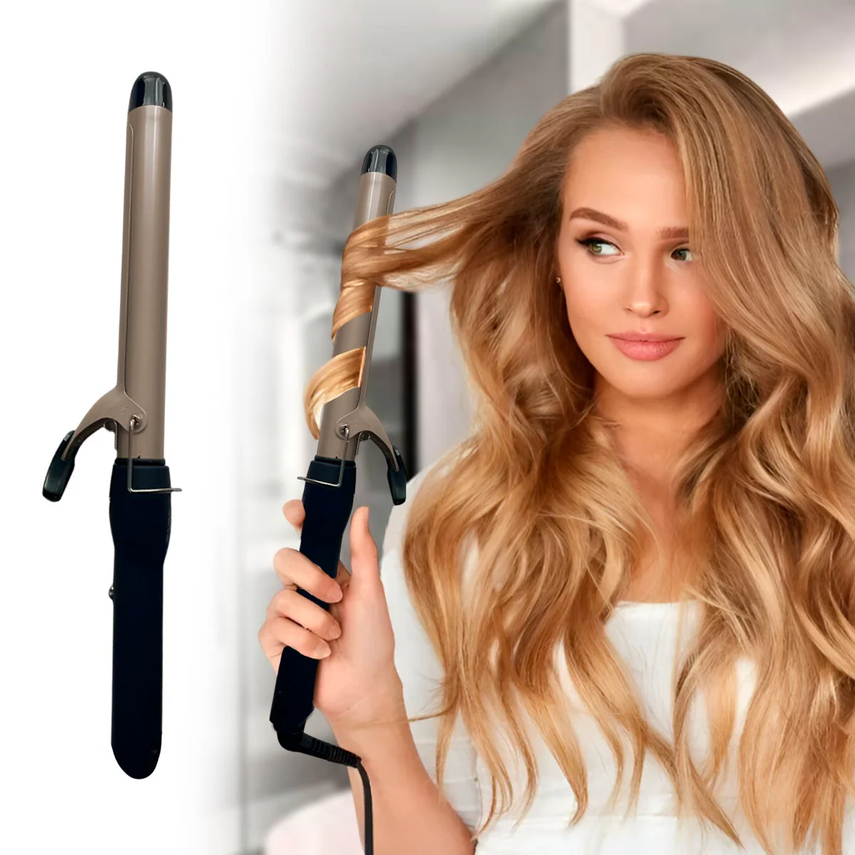 Pinza Rizadora Ajustable Sokany